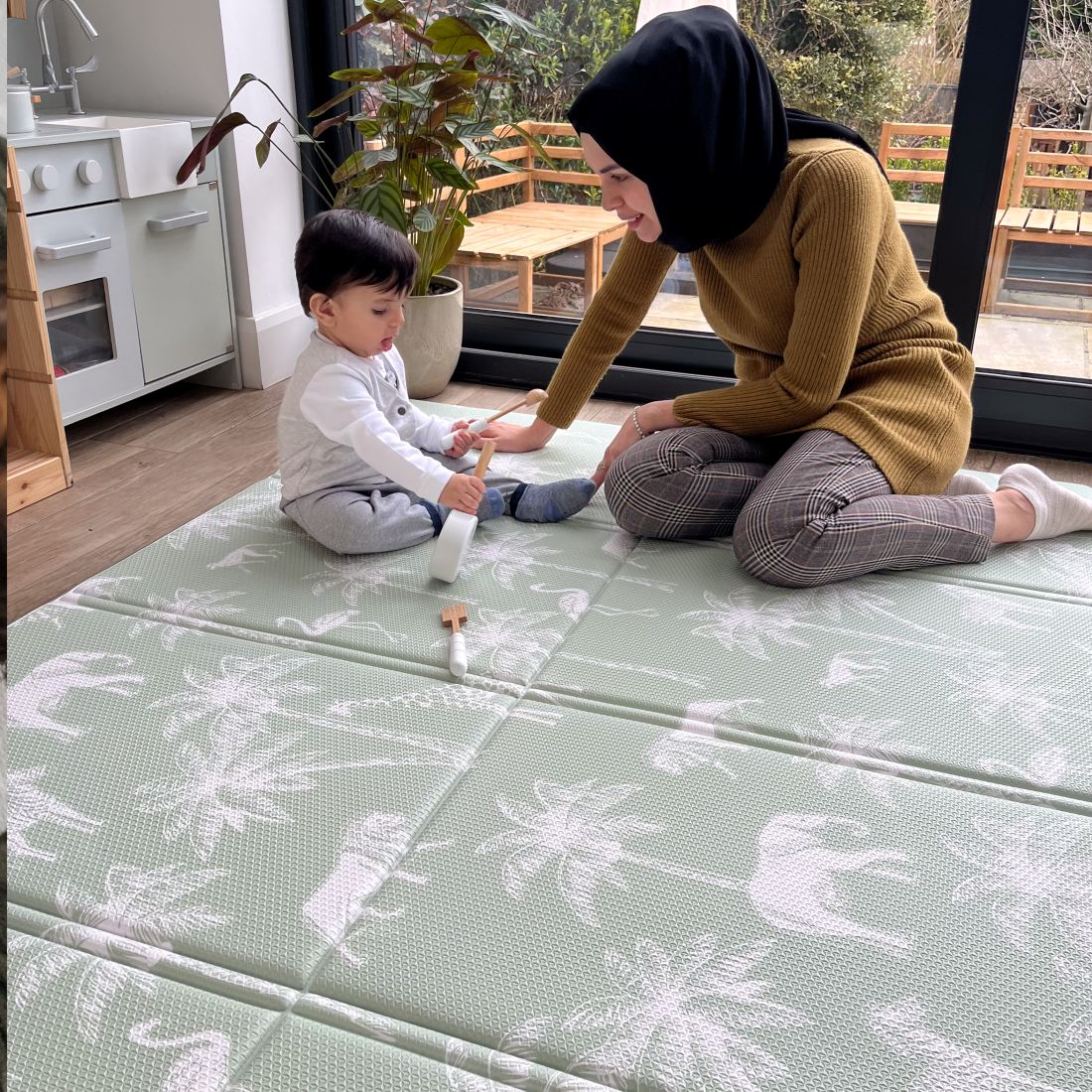 Safari Dotty Foldimat Playmat 130X190Cm