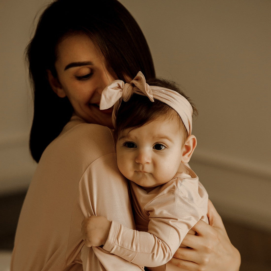 Baby Bow Headband Pink