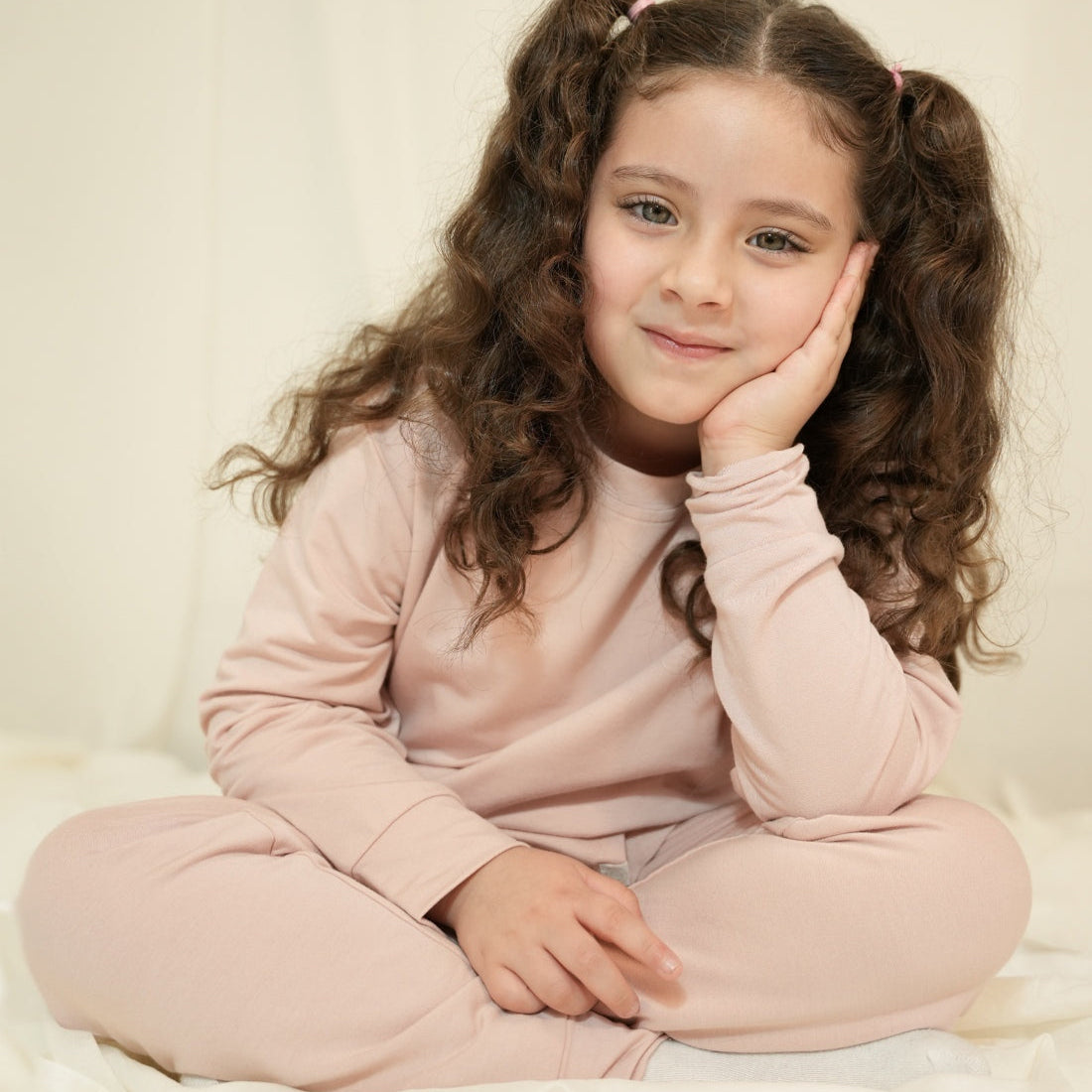 Cloud Dream Kids Sweater  Pink