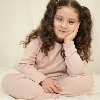 Cloud Dream Kids Sweater  Pink