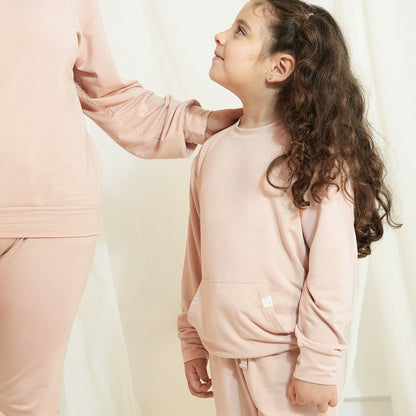Cloud Dream Kids Sweater  Pink