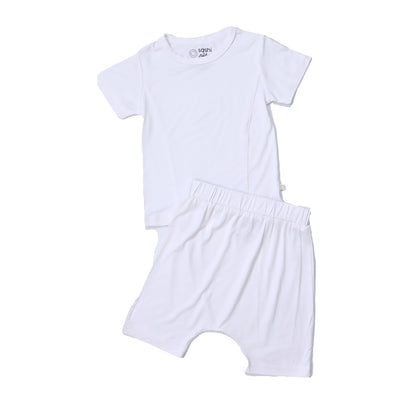 Top & Short Kids Set White