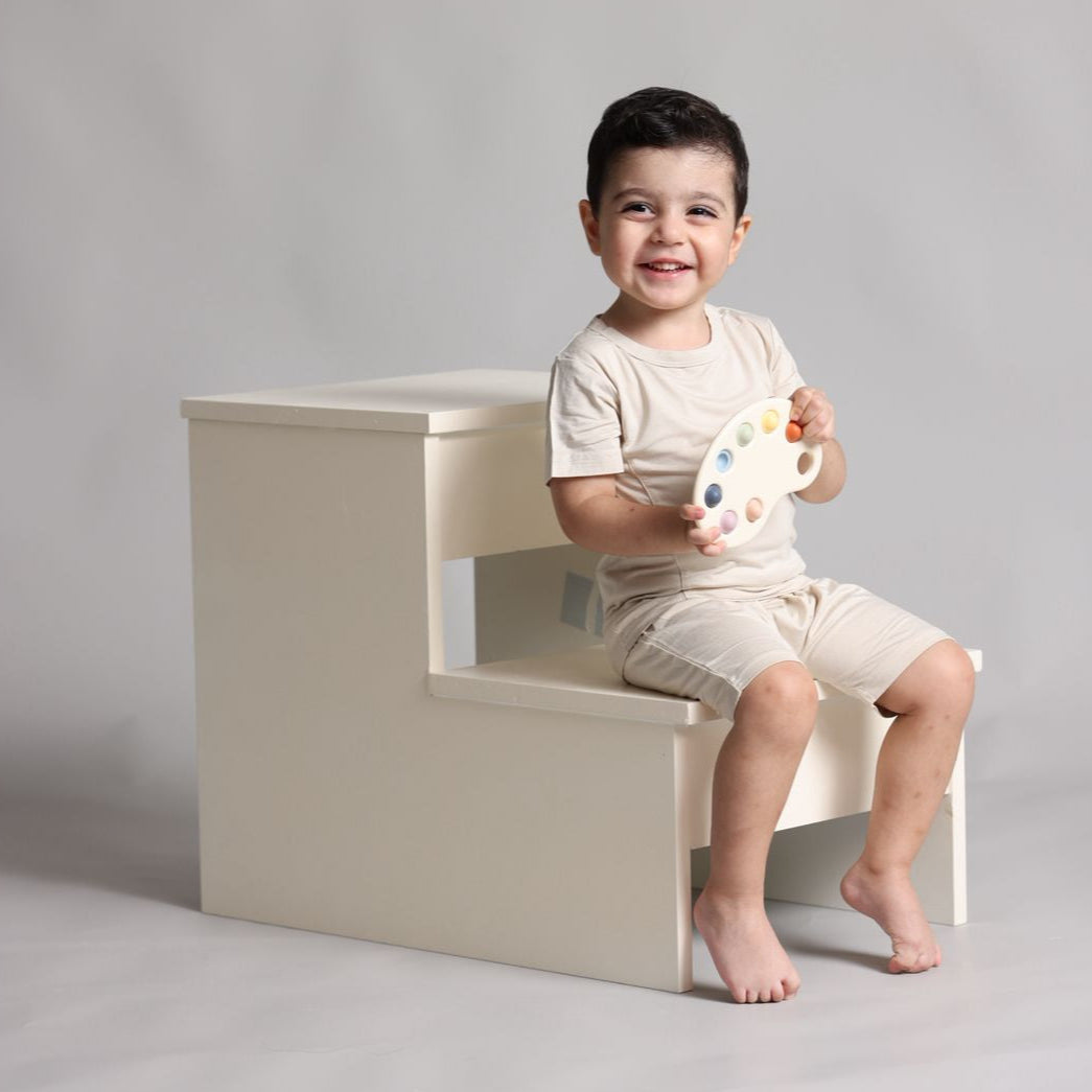 Top & Short Kids Set White
