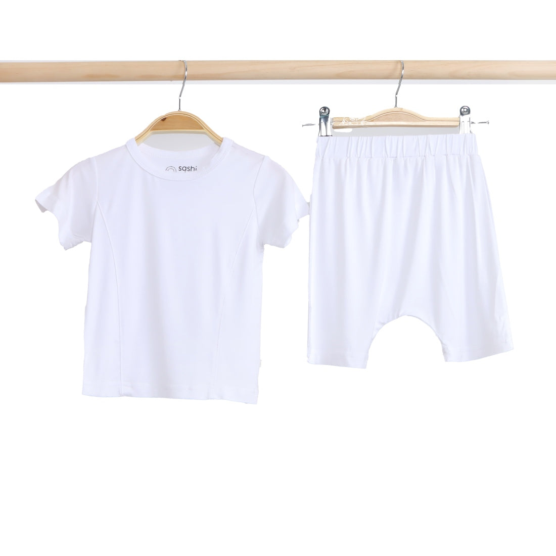 Top & Short Kids Set White