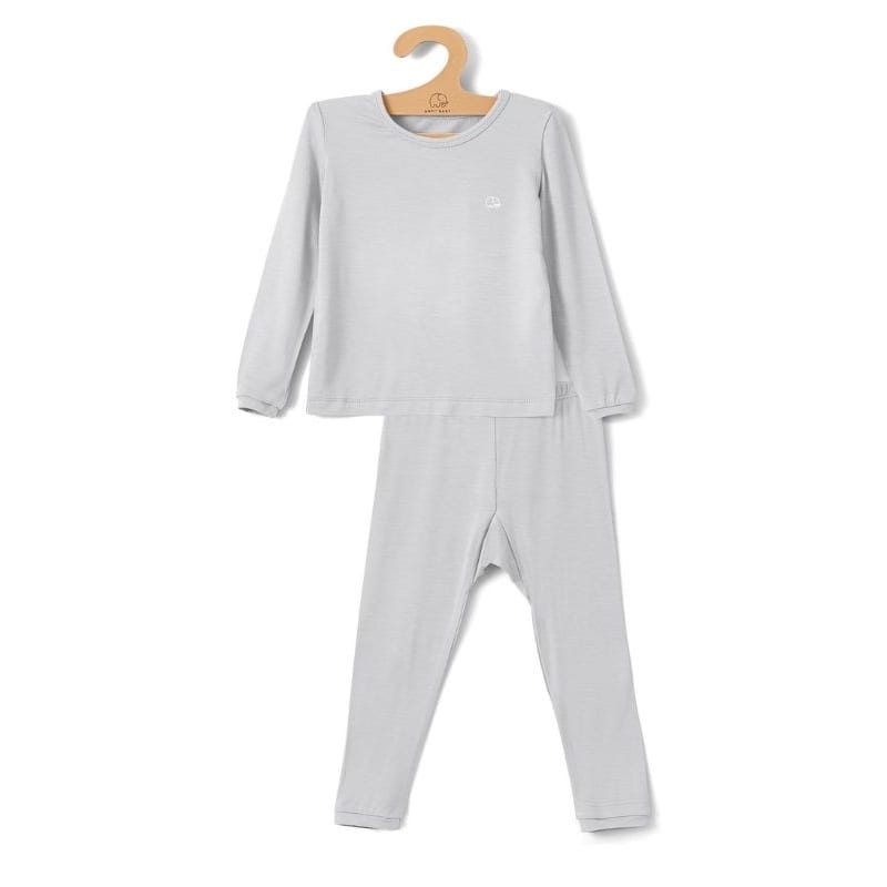 Bamboo Spandex Pajama Set - Grey