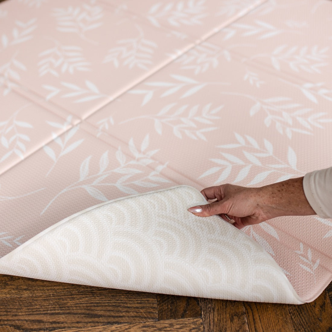 Botanical Scallop Foldimat Playmat 130X130Cm