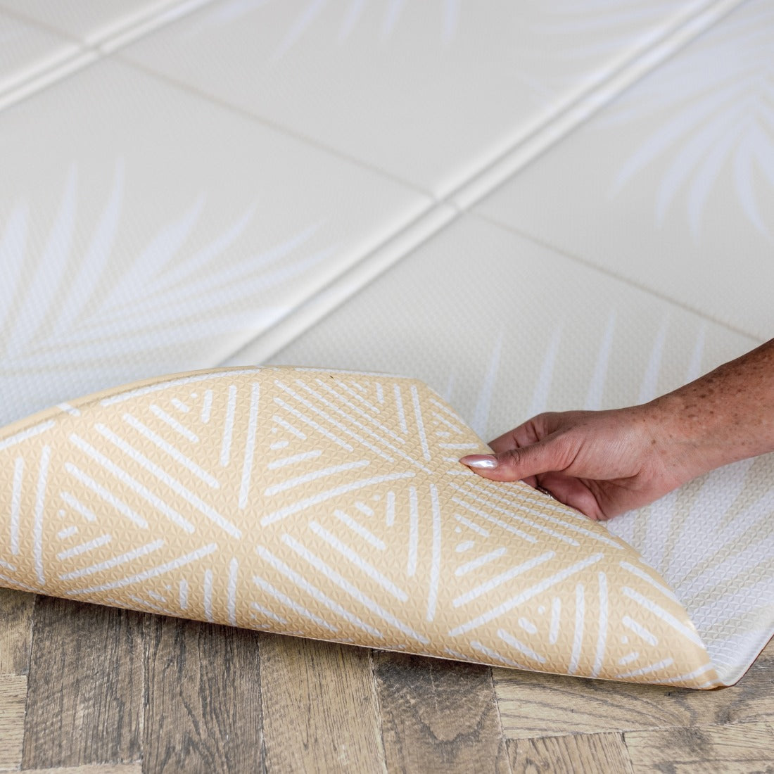 Palm Scandi Foldimat Playmat 130X190Cm