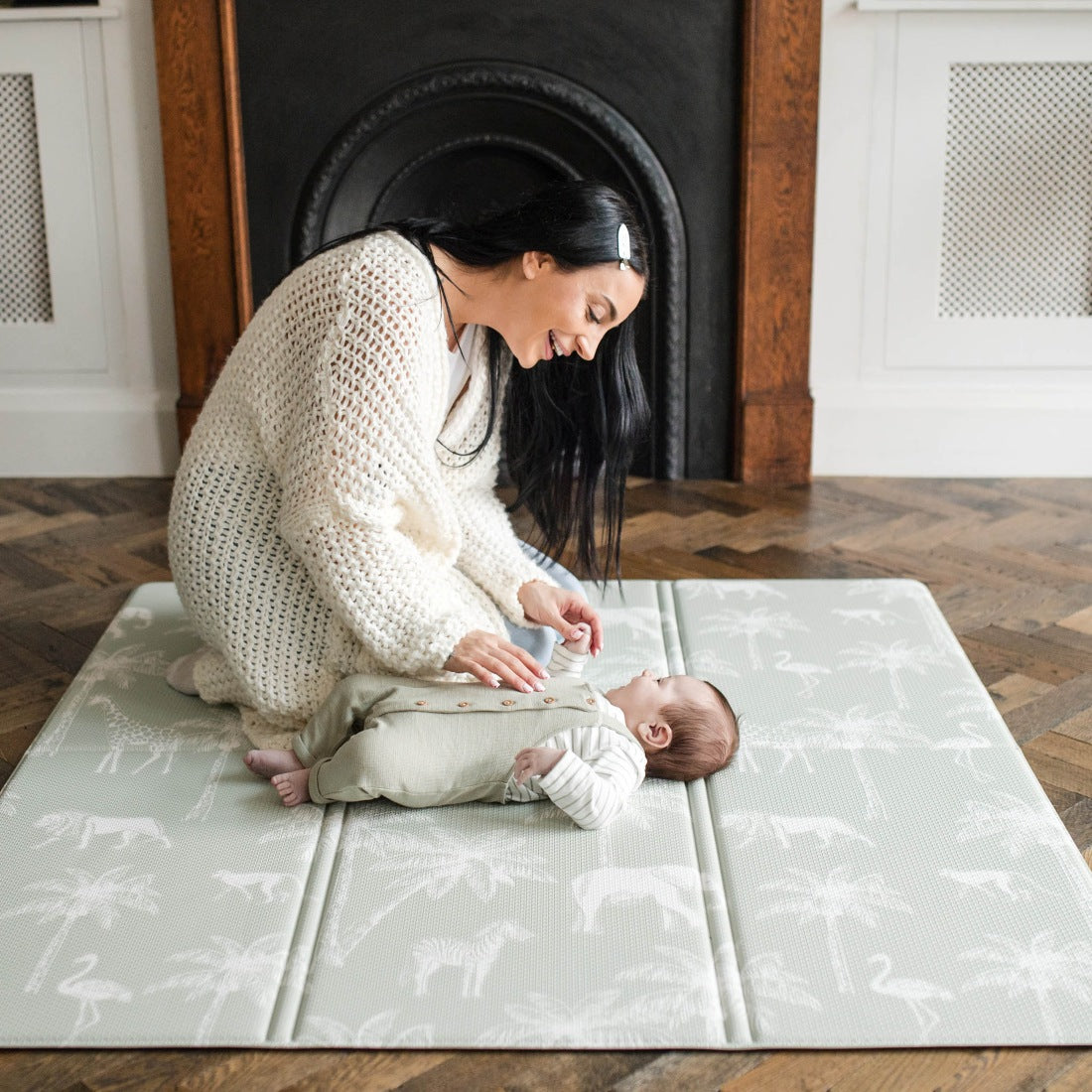 Safari Dotty Foldimat Playmat 130X130Cm