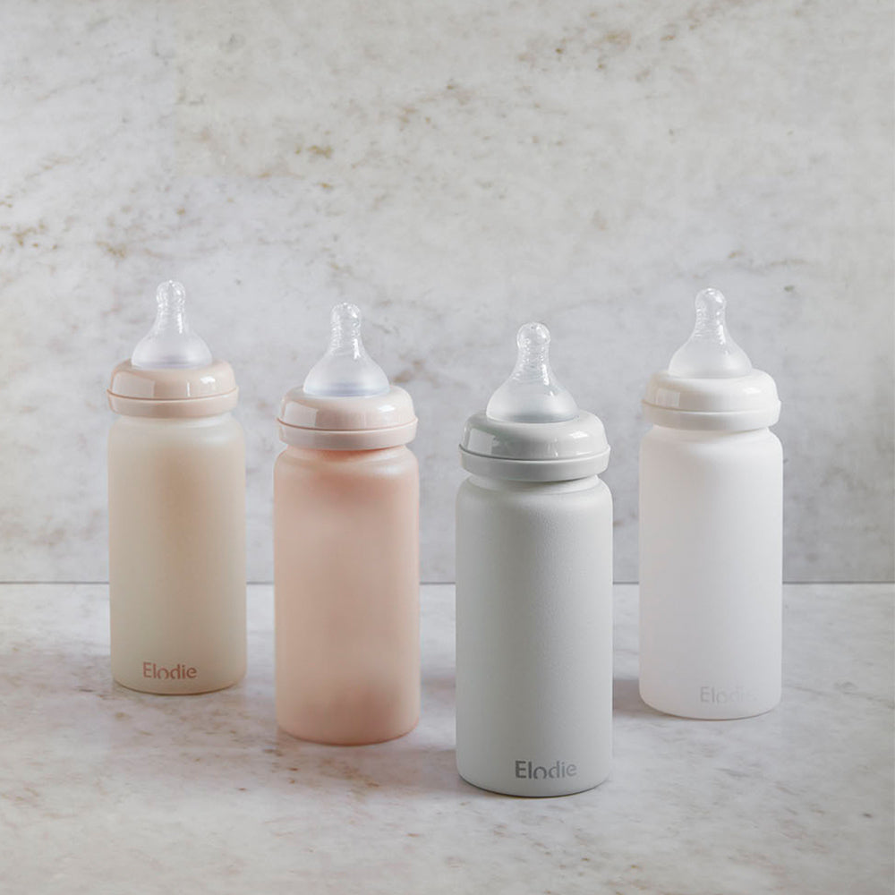 Glass Feeding Bottle Pure Khaki