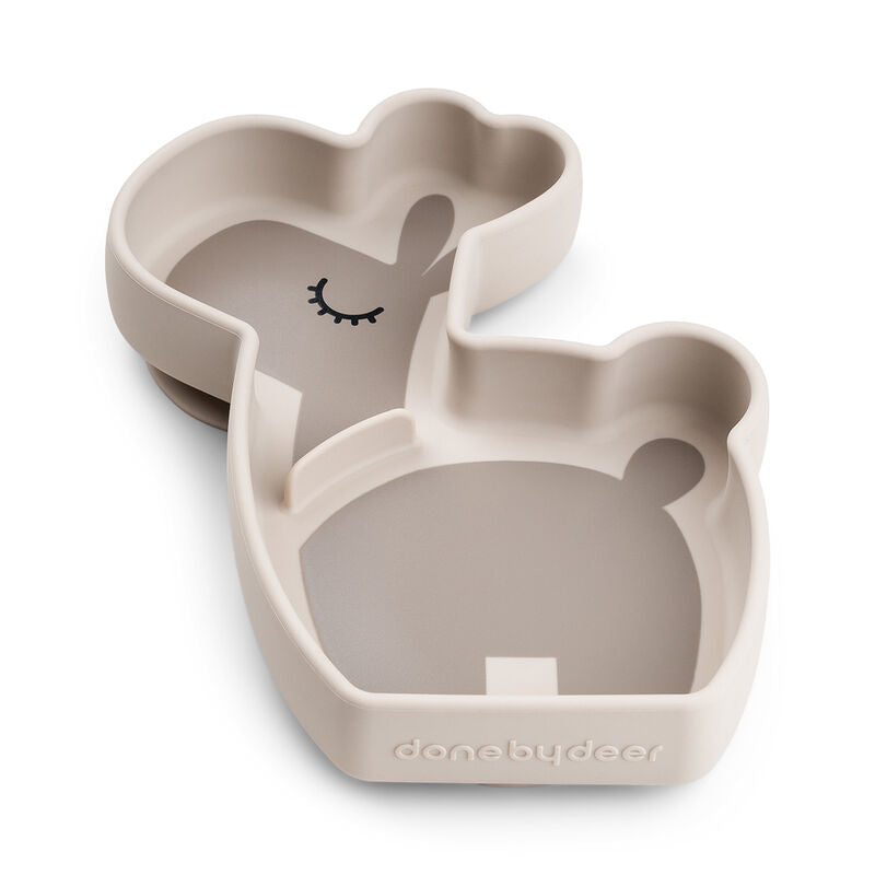 Silicone Stick&Stay Snack Plate Lalee Sand