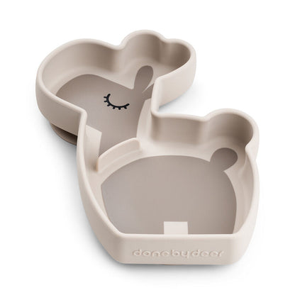 Silicone Stick&Stay Snack Plate Lalee Sand