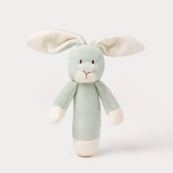 Diinglisar Rattle Rabbit, Light Green 14 cm
