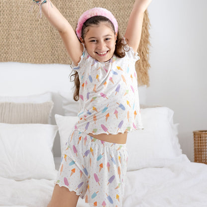 Lolli Shorts set OEKO TEX® Bamboo Slateblue