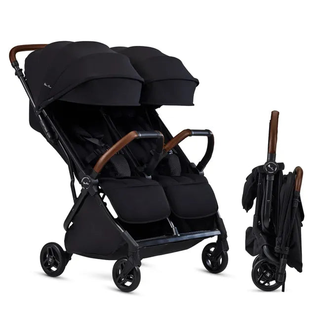 Donkey 5 Twin Complete Me Travel System -GRAPHITE/STORMY BLUE (باللغة الإنجليزية)