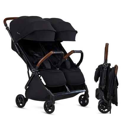 Donkey 5 Twin Complete Me Travel System -GRAPHITE/STORMY BLUE (باللغة الإنجليزية)