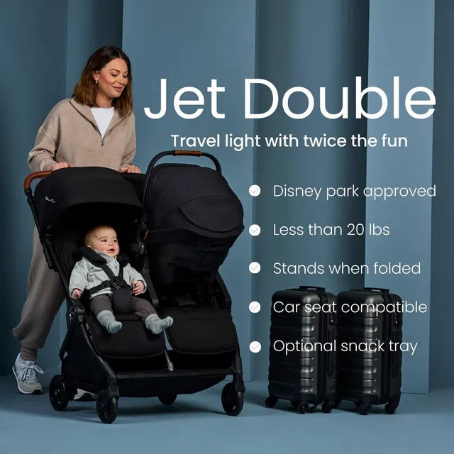 Donkey 5 Twin Complete Me Travel System -GRAPHITE/STORMY BLUE (باللغة الإنجليزية)