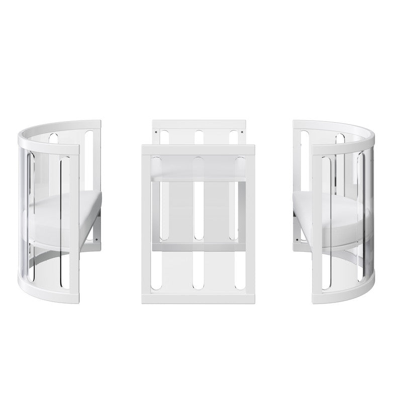 Kaylula Sova Cot Clear - White