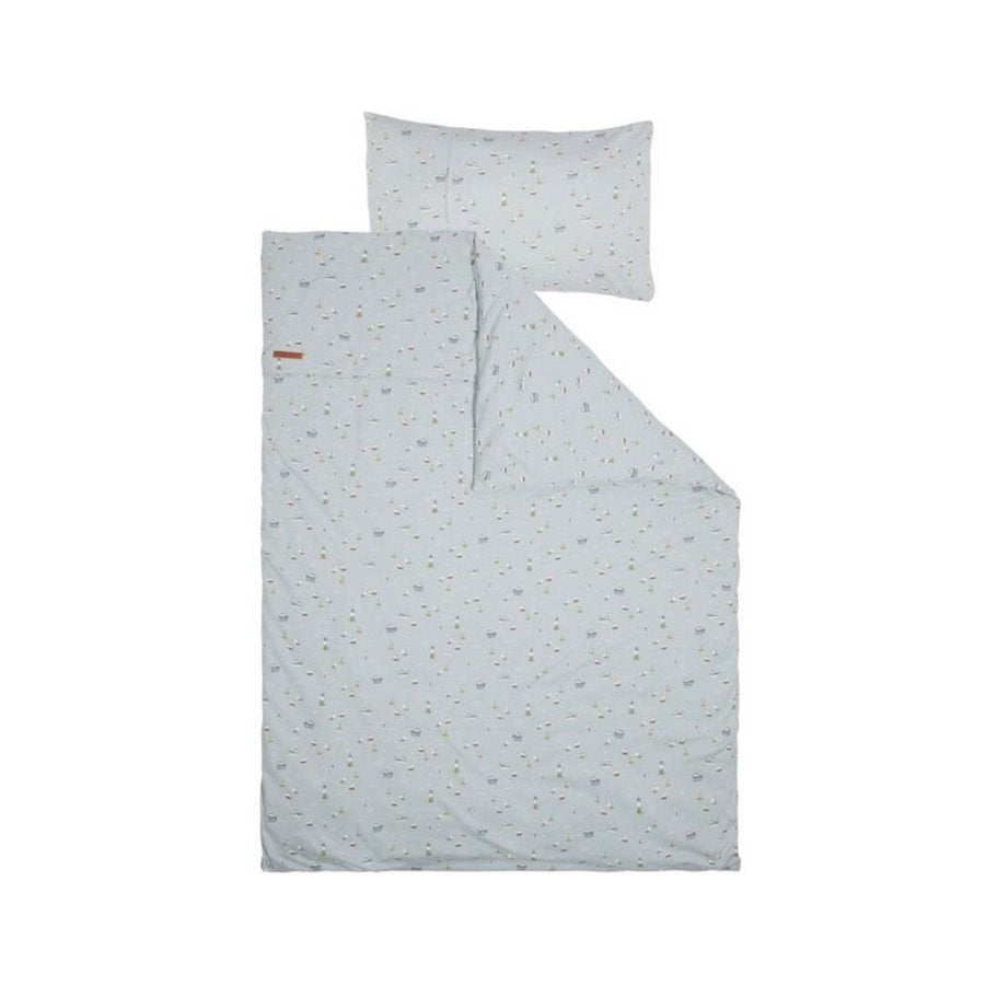 Cot Duvet Cover Sailors Bay Blue