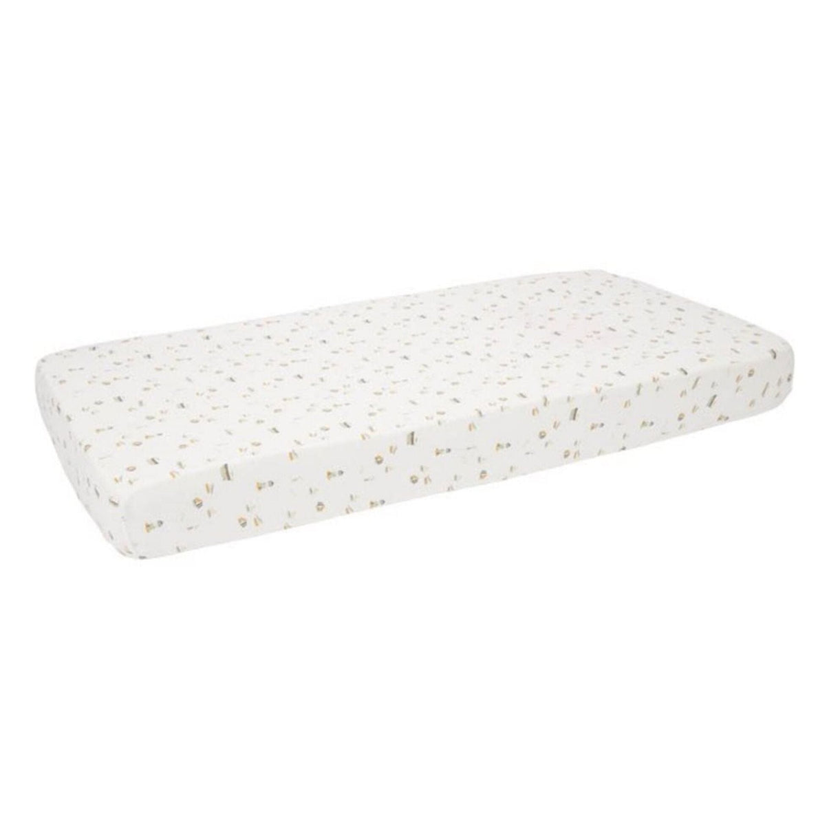 Fitted Cot Sheet Sailors Bay White 60x120cm