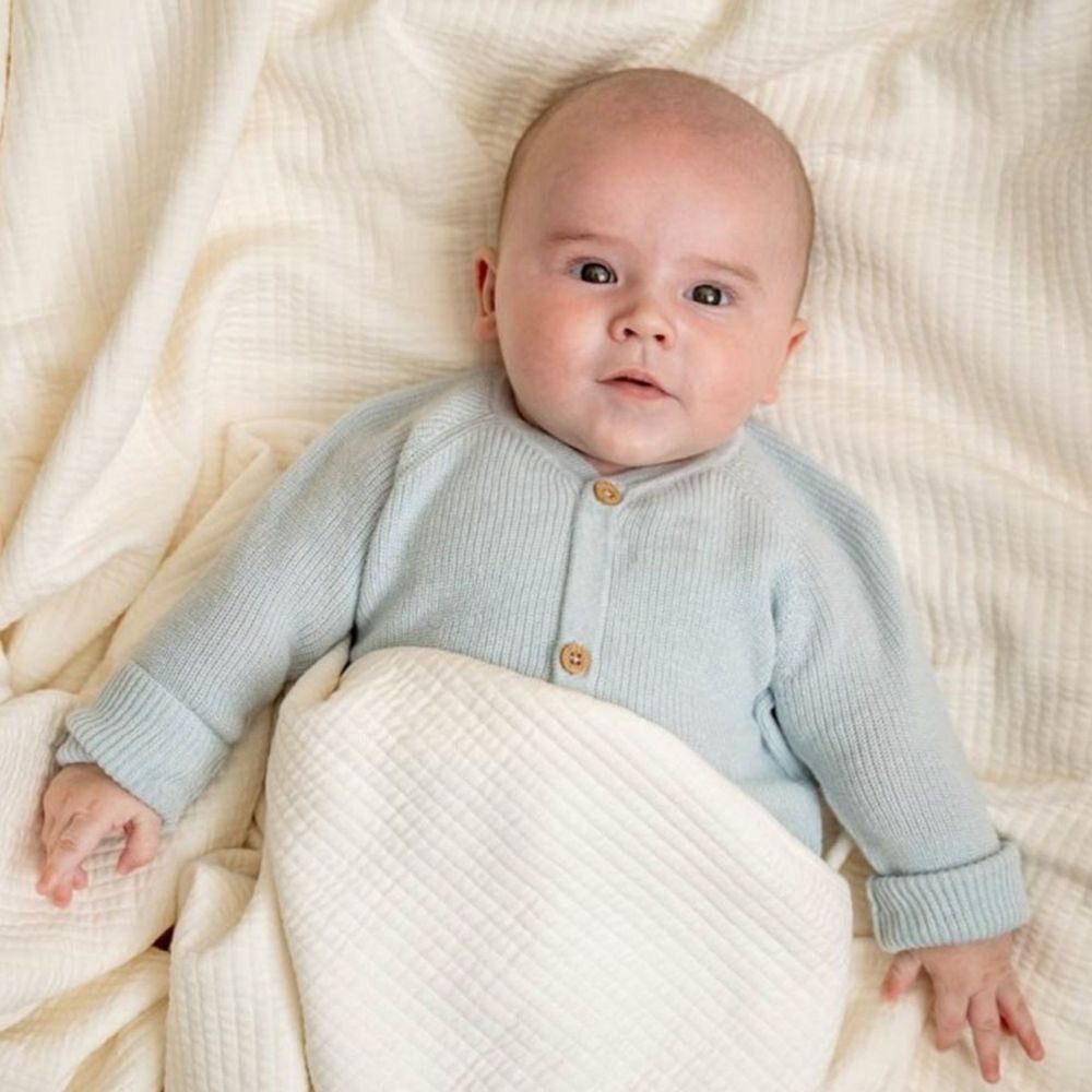 Fitted Bassinet Sheet Muslin Soft White