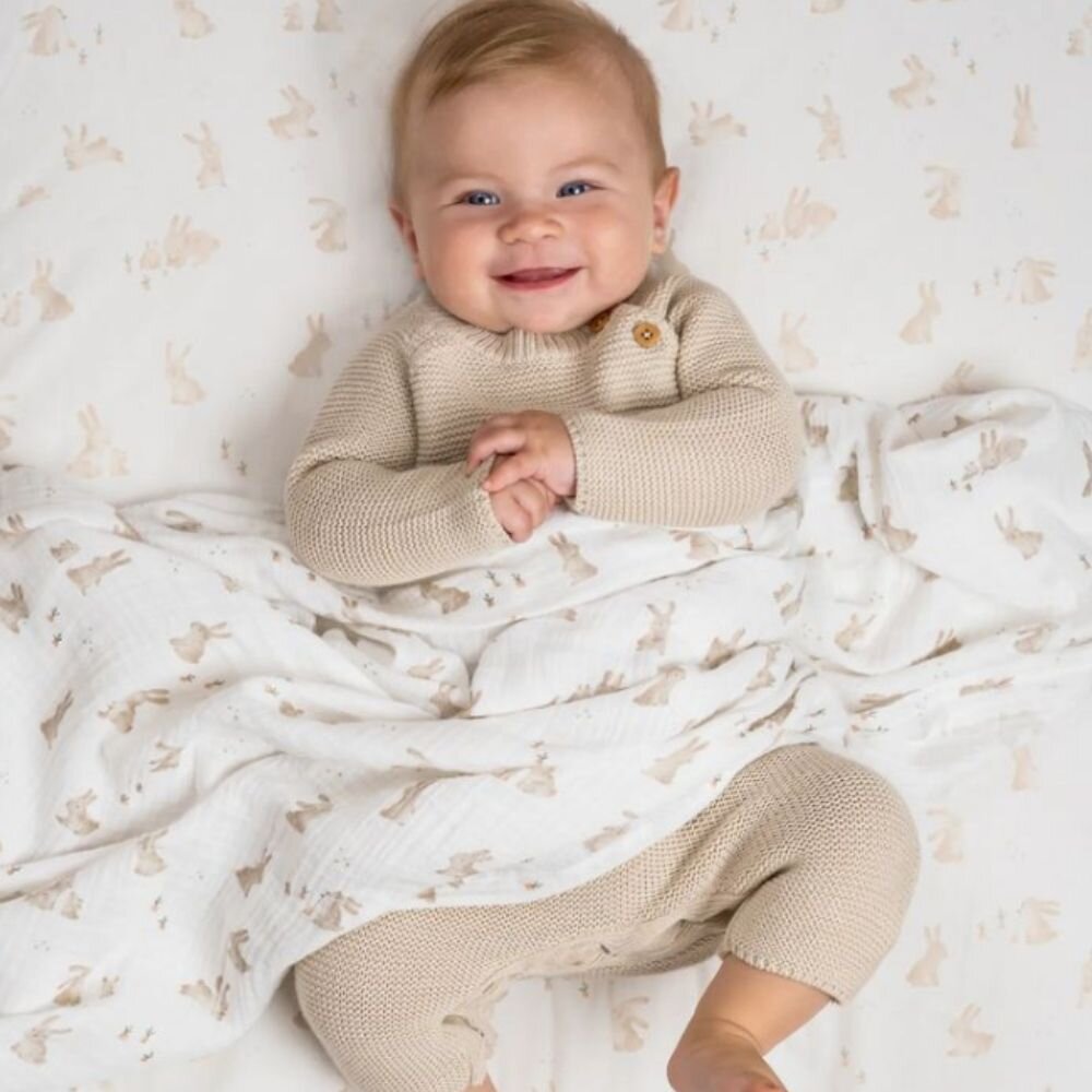 Cot Blanket Baby Bunny