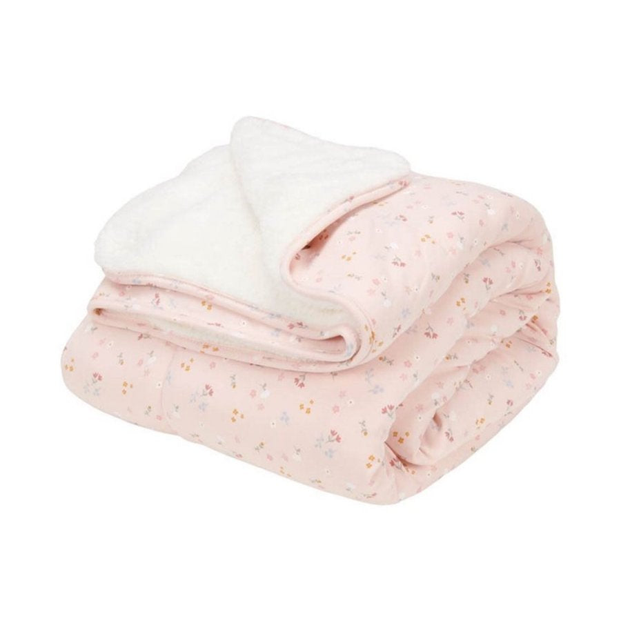 Cot Blanket Little Pink Flowers