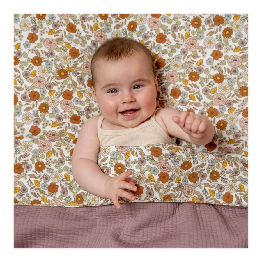 Cot Blanket Pure Mauve