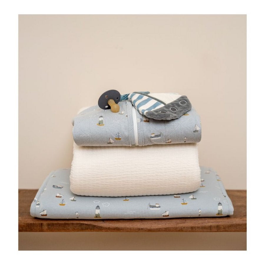 Cotton Summer Sleeping Bag TOG 0.6 Sailors Bay Blue