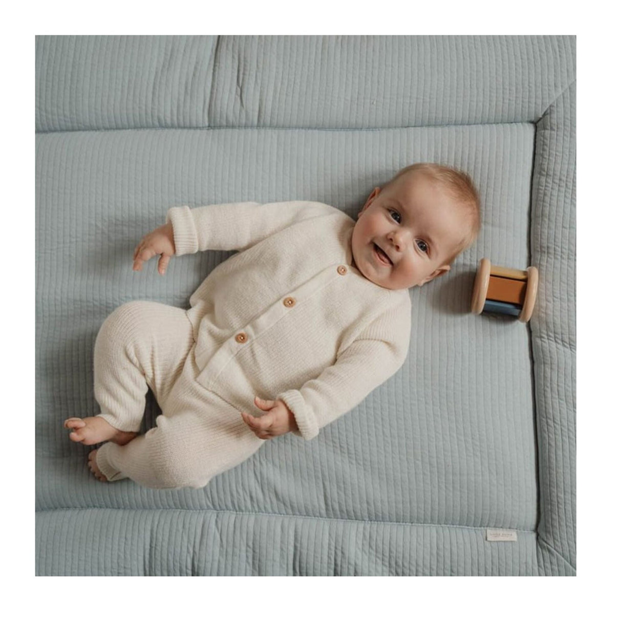 Playpen Mat 80 x 100 Pure Soft Blue