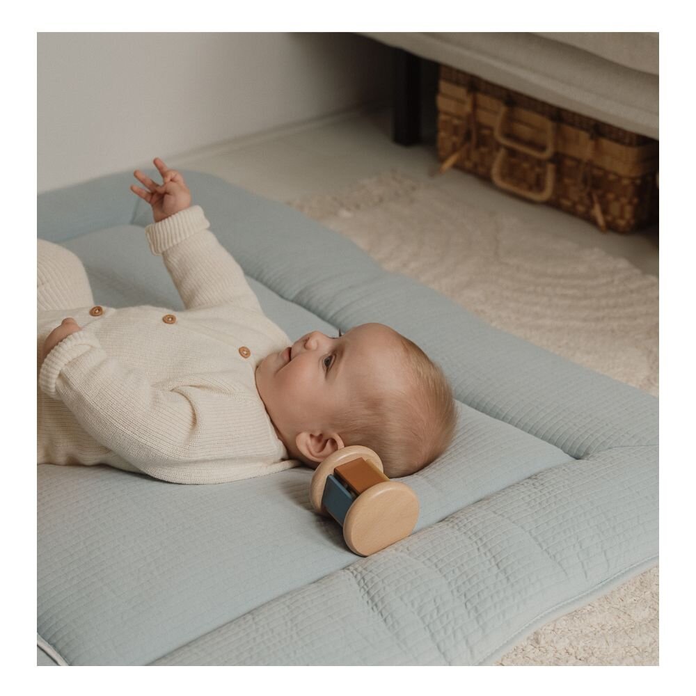 Playpen Mat 80 x 100 Pure Soft Blue