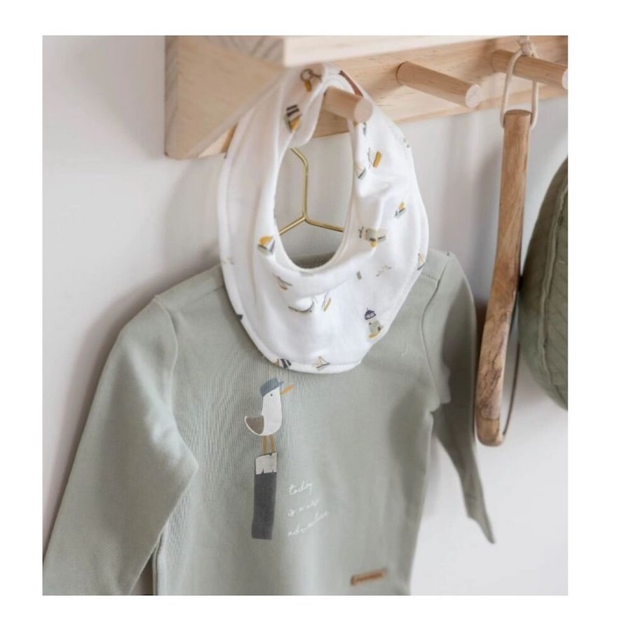 Bandana Bib Sailors Bay White