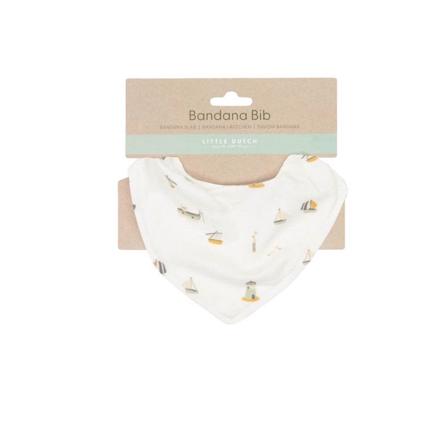 Bandana Bib Sailors Bay White