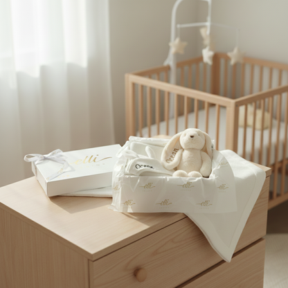 Tiny Hugs Gift Set- White (with Gift Box)