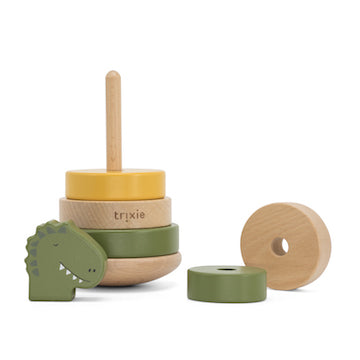 Wooden stacking toy - Mr. Dino