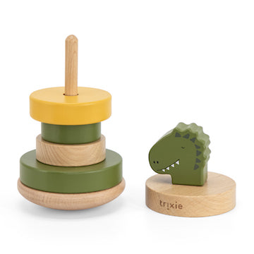 Wooden stacking toy - Mr. Dino