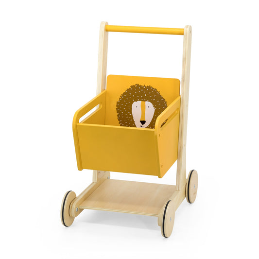 Wooden shopping cart - Mr. Lion