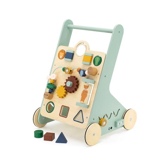 Wooden animal activity walker