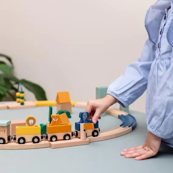 Wooden Railway Set