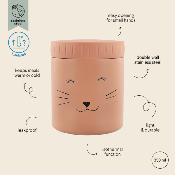 Insulated Food Jar  - Mrs. Cat