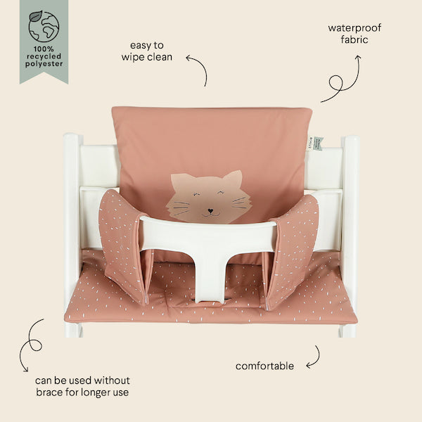 Waterproof High Chair Cushion - Mrs. Cat