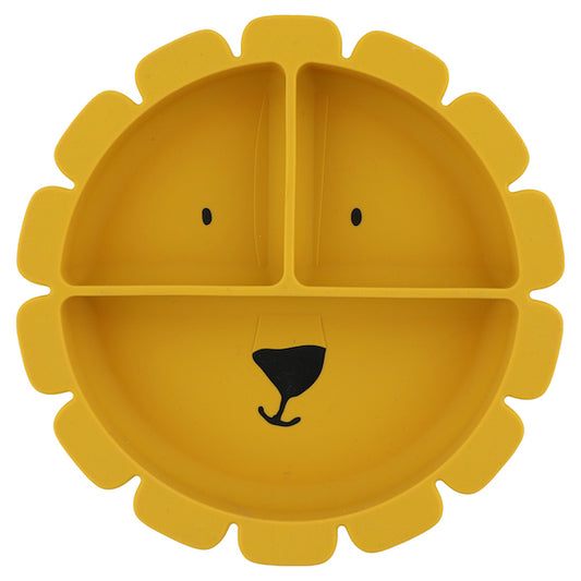 Silicone Divided Plate With Suction - Mr. Lion