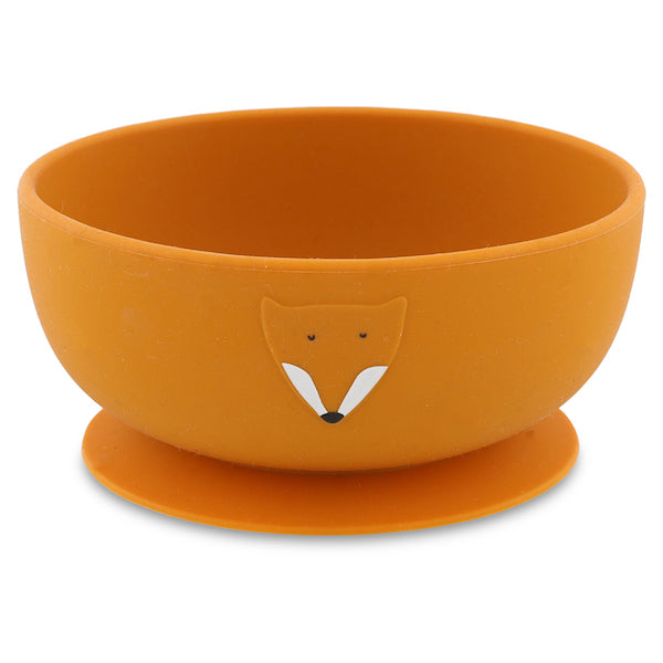 Silicone Bowl With Suction - Mr. Fox