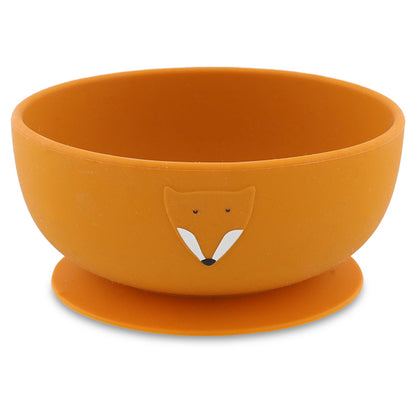 Silicone Bowl With Suction - Mr. Fox