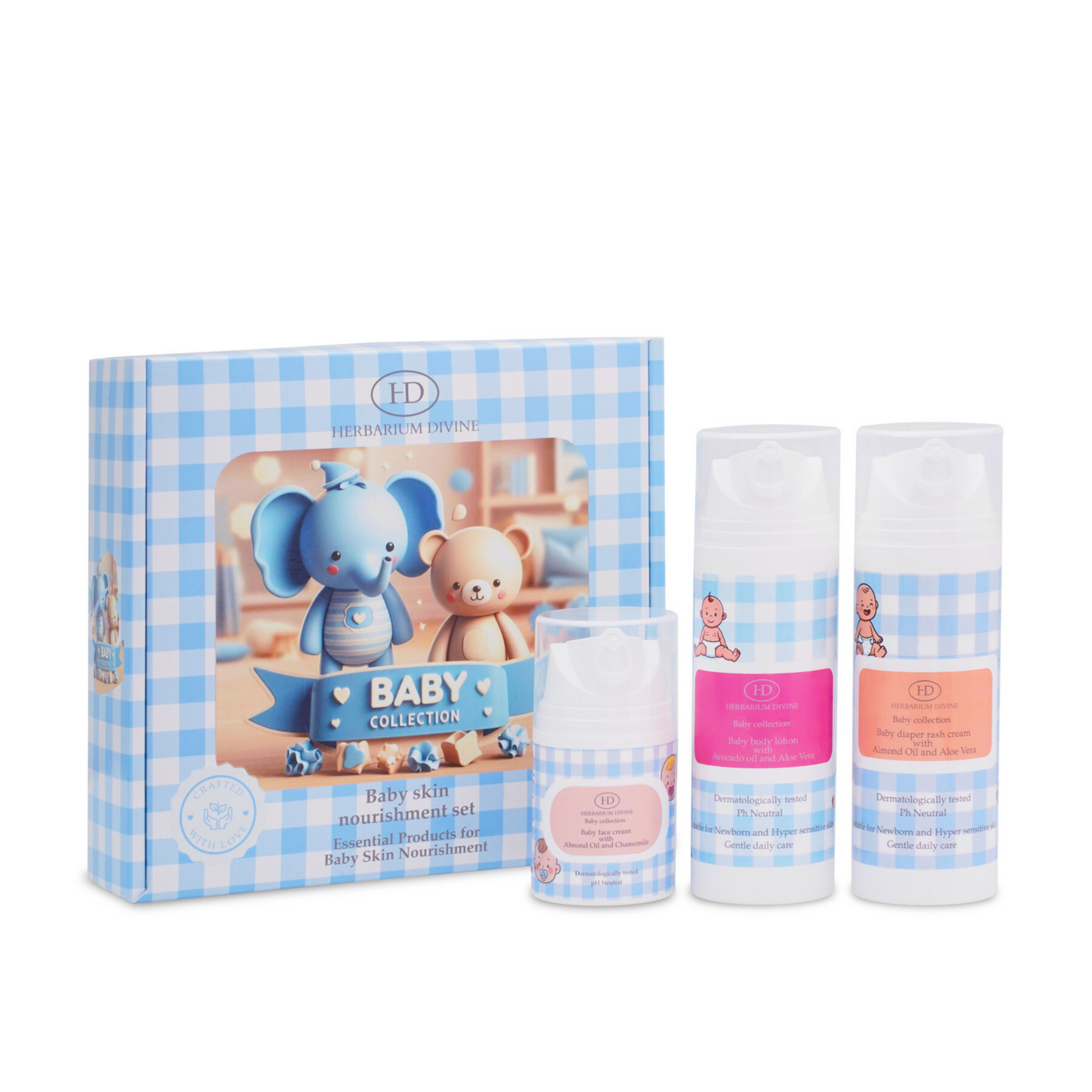 Herbarium Divine Baby skin nourishment set 3/1