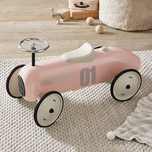 Light Pink Vintage Ride on Car