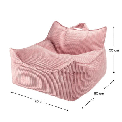 Beanbag Chair, Pink Mousse - PRE ORDER