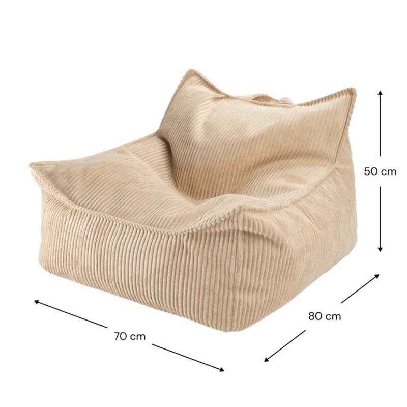 Beanbag Chair, Brown Sugar - PRE ORDER