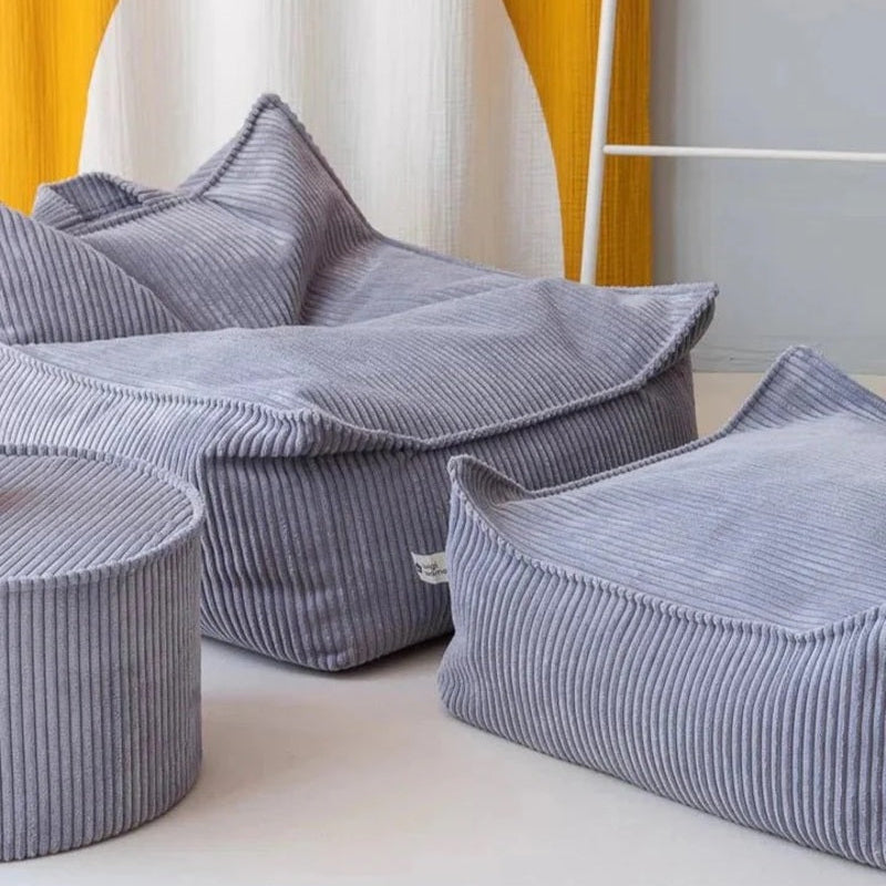 Beanbag Chair, Blueberry Blue - PRE ORDER