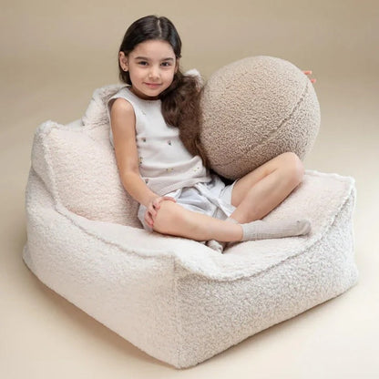 Beanbag Chair, Cream White - PRE ORDER