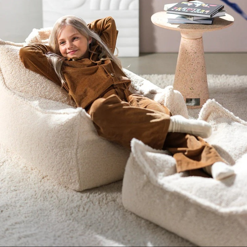 Beanbag Chair, Cream White - PRE ORDER